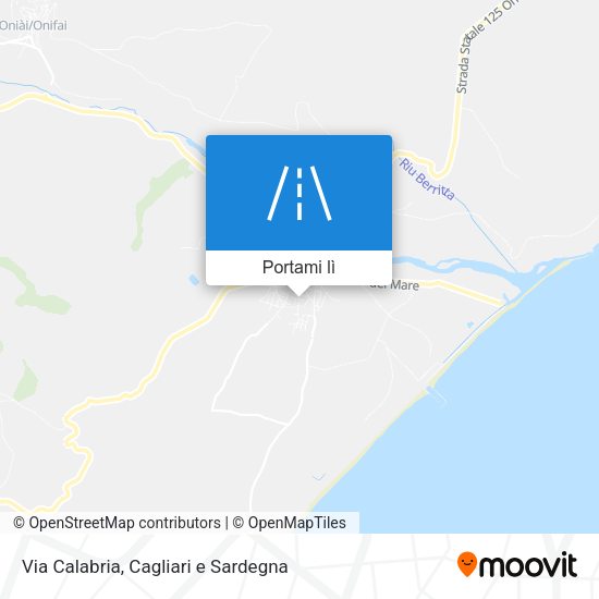 Mappa Via Calabria