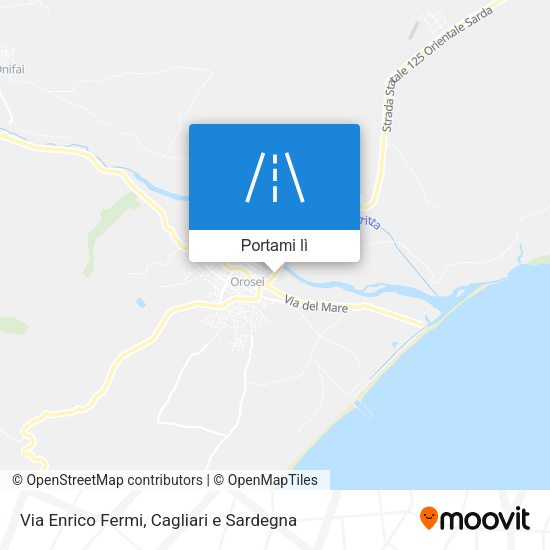 Mappa Via Enrico Fermi