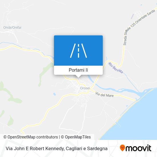 Mappa Via John E Robert Kennedy