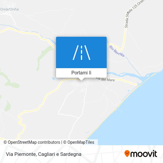 Mappa Via Piemonte