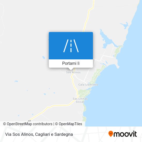 Mappa Via Sos Alinos