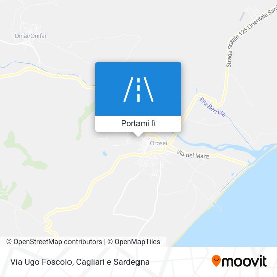 Mappa Via Ugo Foscolo