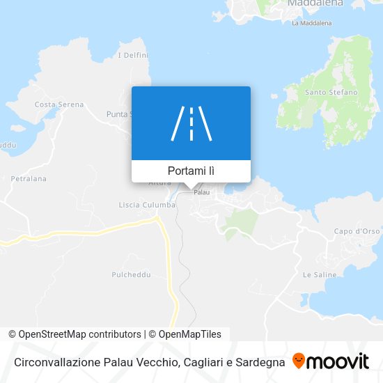Mappa Circonvallazione Palau Vecchio