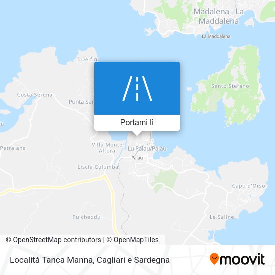 Mappa Località Tanca Manna