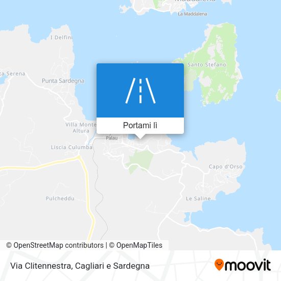 Mappa Via Clitennestra