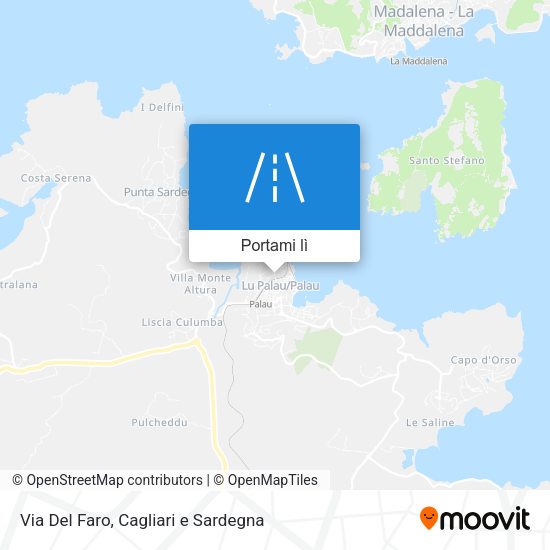 Mappa Via Del Faro