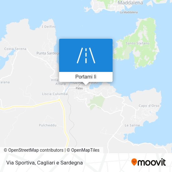 Mappa Via Sportiva