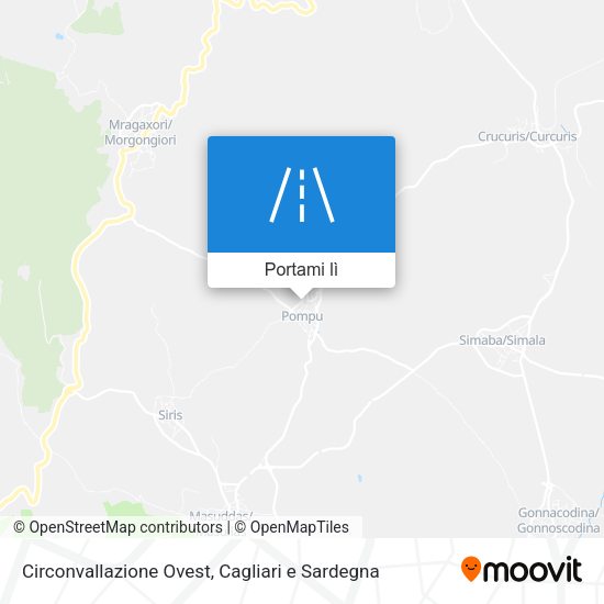 Mappa Circonvallazione Ovest