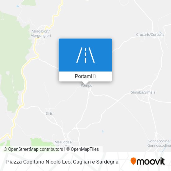 Mappa Piazza Capitano Nicolò Leo