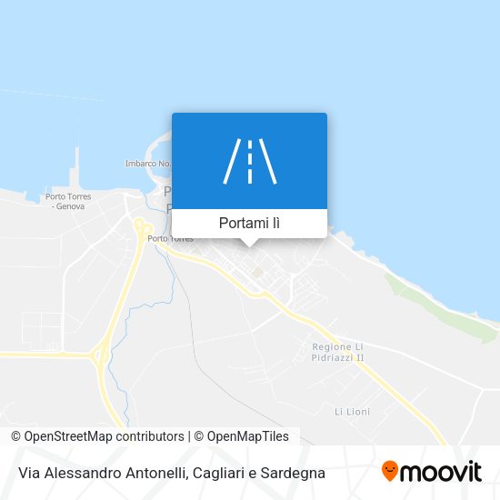 Mappa Via Alessandro Antonelli