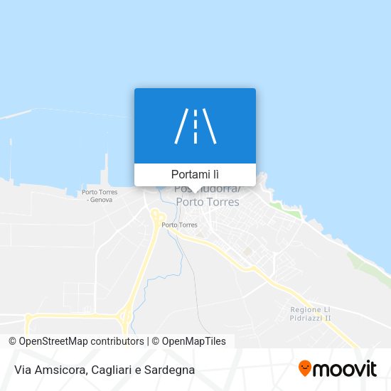 Mappa Via Amsicora