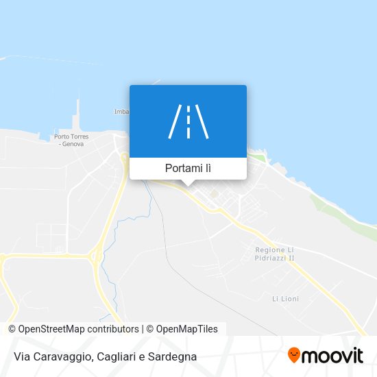 Mappa Via Caravaggio