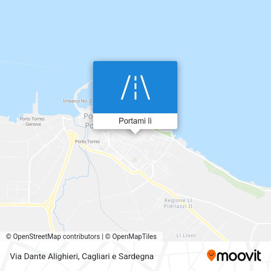Mappa Via Dante Alighieri