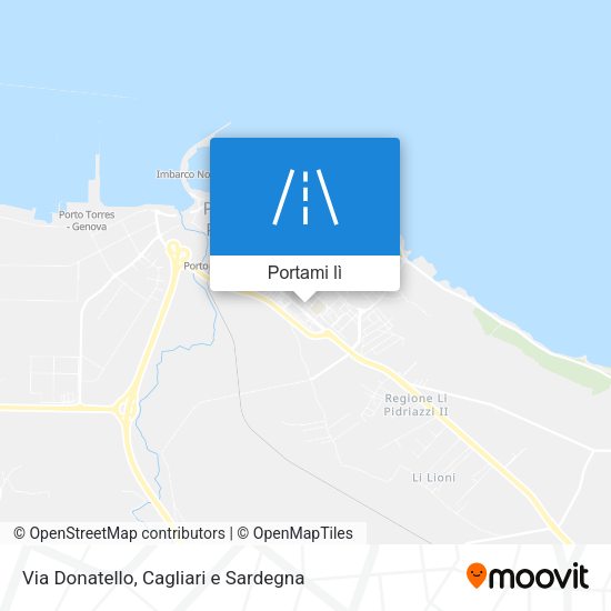 Mappa Via Donatello