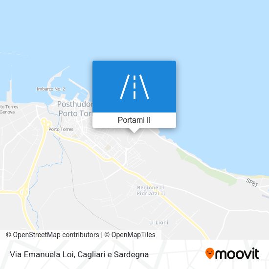 Mappa Via Emanuela Loi