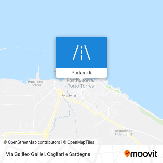 Mappa Via Galileo Galilei