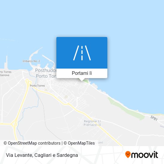 Mappa Via Levante