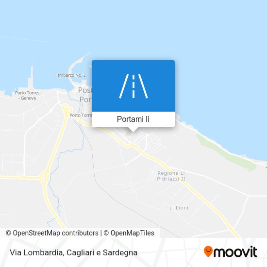 Mappa Via Lombardia