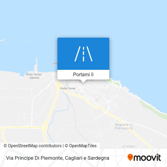 Mappa Via Principe Di Piemonte