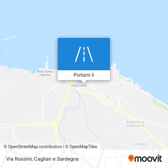 Mappa Via Rossini