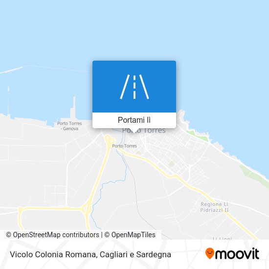 Mappa Vicolo Colonia Romana
