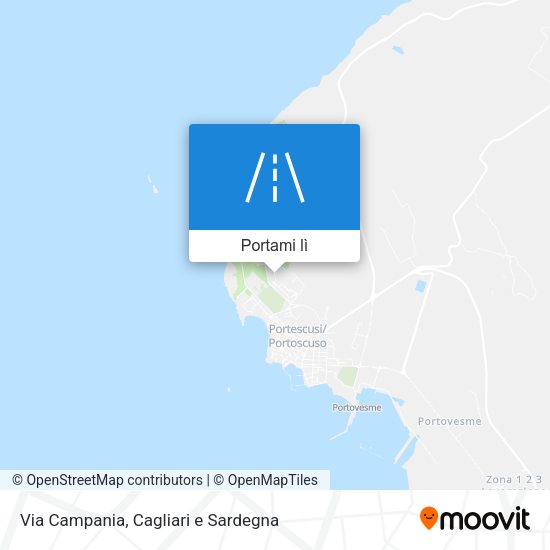 Mappa Via Campania