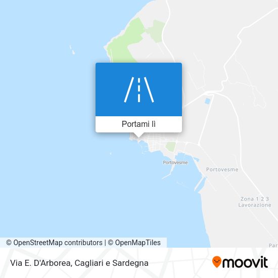 Mappa Via E. D'Arborea