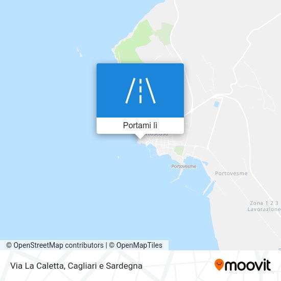 Mappa Via La Caletta