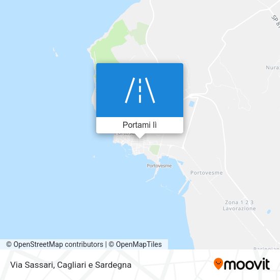 Mappa Via Sassari
