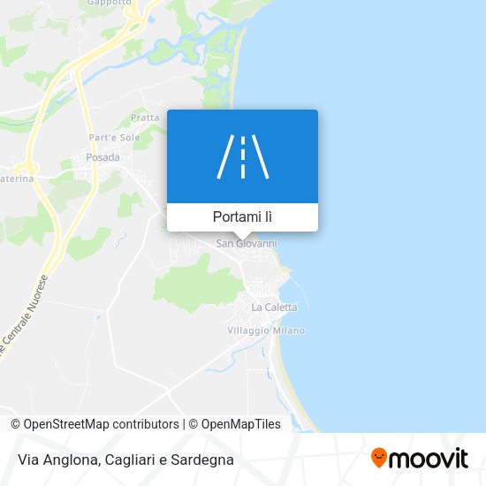 Mappa Via Anglona