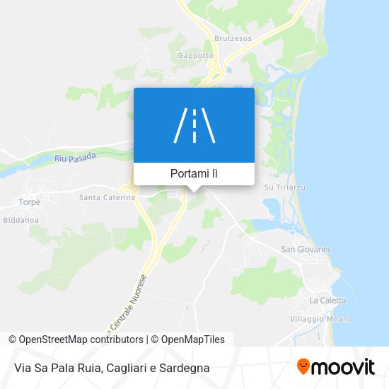 Mappa Via Sa Pala Ruia