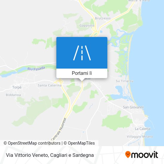 Mappa Via Vittorio Veneto