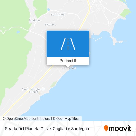 Mappa Strada Del Pianeta Giove