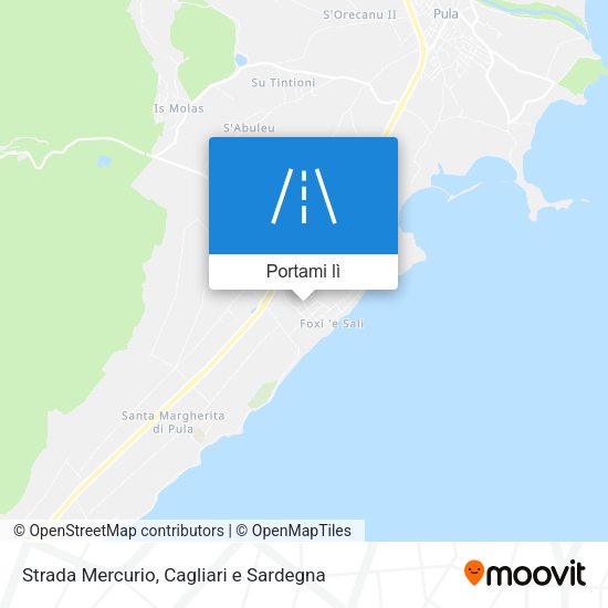 Mappa Strada Mercurio