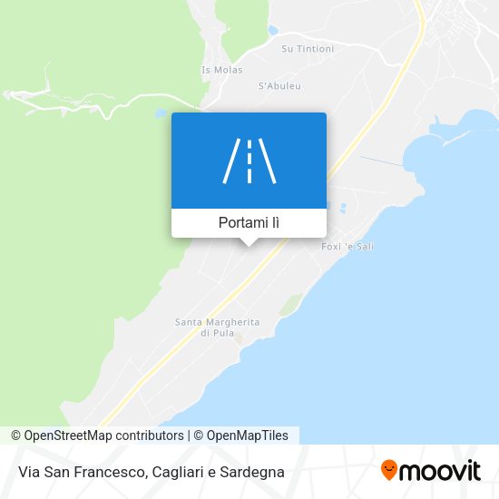 Mappa Via San Francesco
