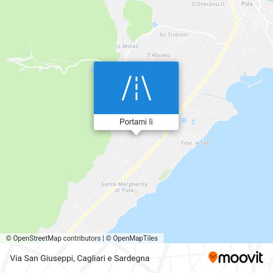Mappa Via San Giuseppi