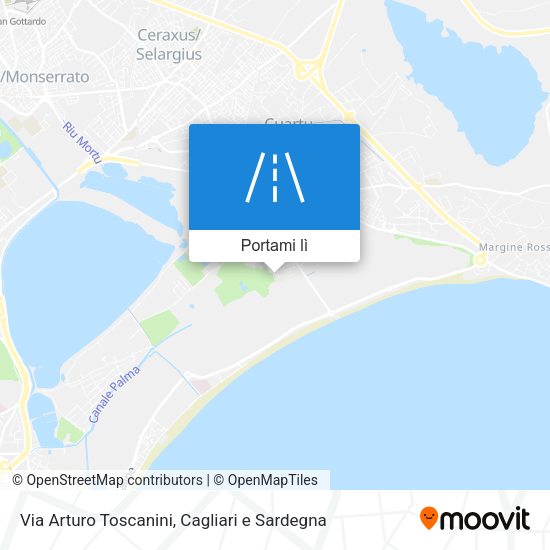 Mappa Via Arturo Toscanini