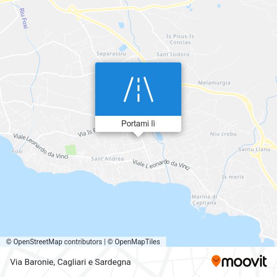 Mappa Via Baronie