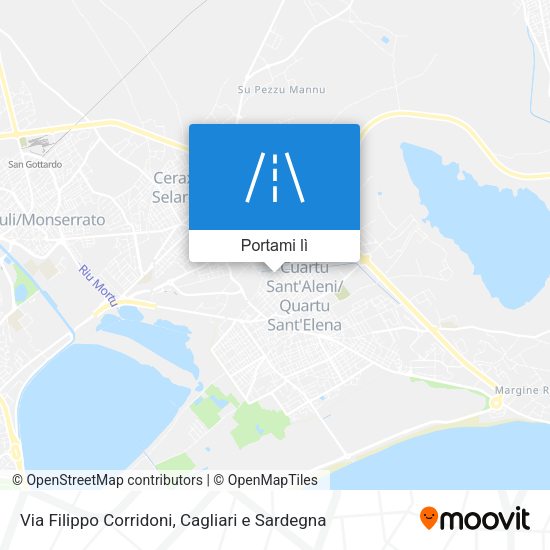 Mappa Via Filippo Corridoni