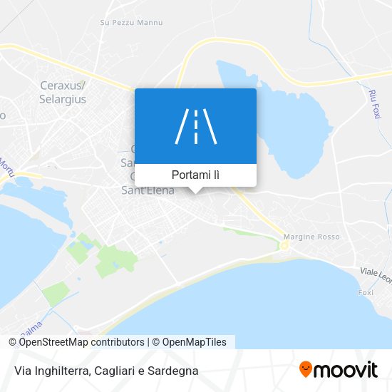 Mappa Via Inghilterra