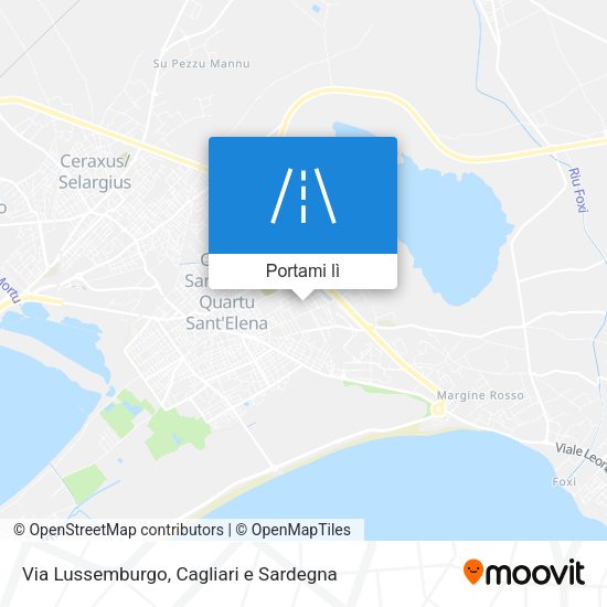 Mappa Via Lussemburgo