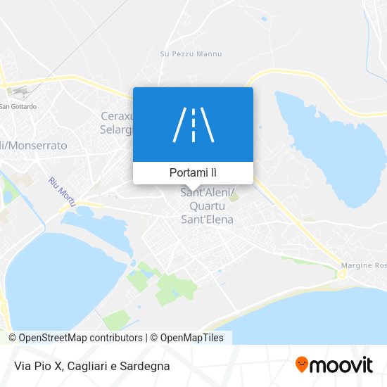Mappa Via Pio X