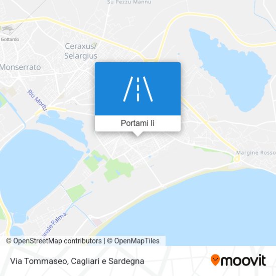 Mappa Via Tommaseo