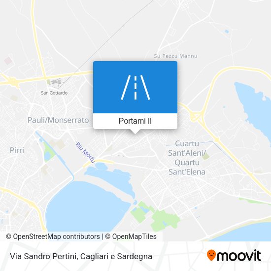 Mappa Via Sandro Pertini