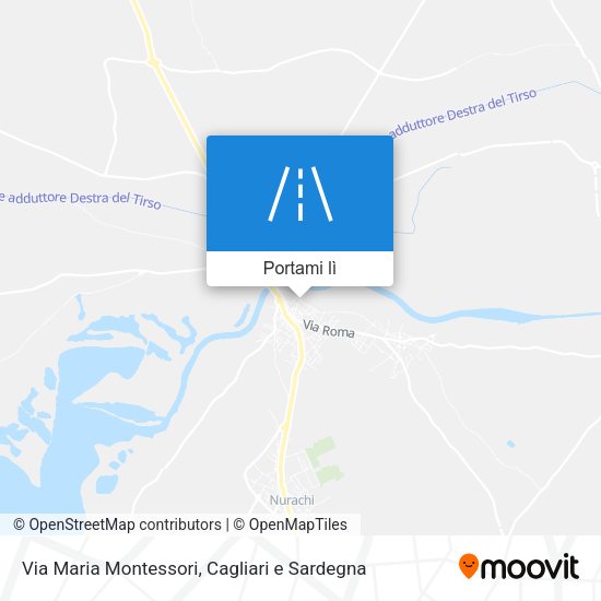 Mappa Via Maria Montessori