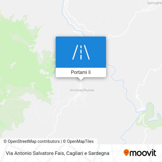Mappa Via Antonio Salvatore Fais