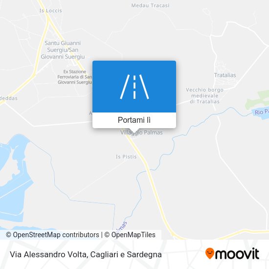 Mappa Via Alessandro Volta