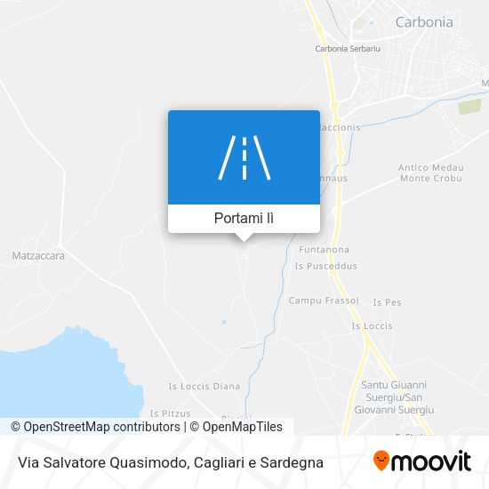 Mappa Via Salvatore Quasimodo