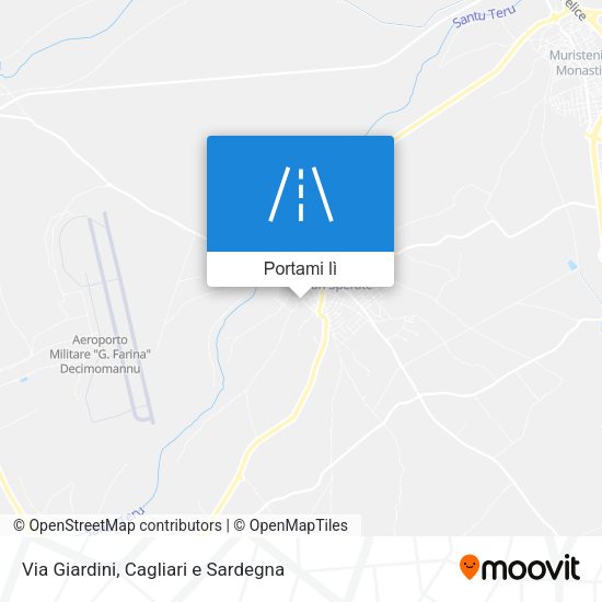 Mappa Via Giardini