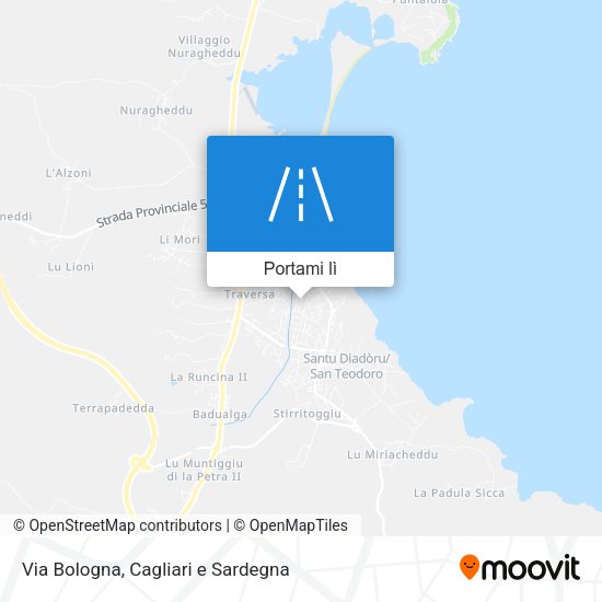 Mappa Via Bologna